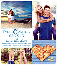 "Favorite Four" Collage Save the Date Card